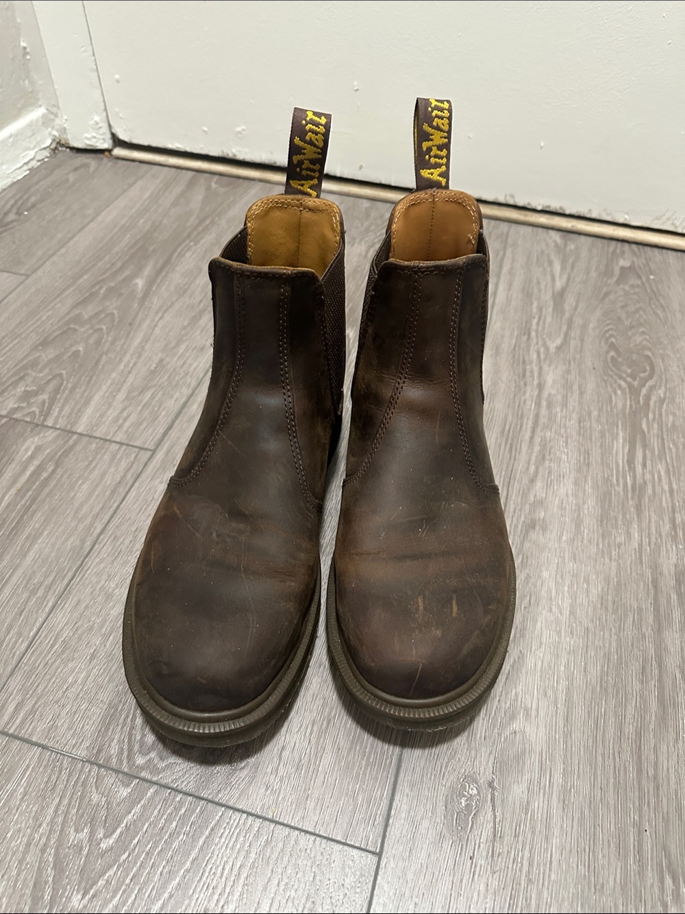 Dr. Martens Brown Leather Chukka Boots